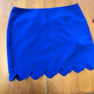 Forever 21 Blue Scallop Skirt 2010s Size medium